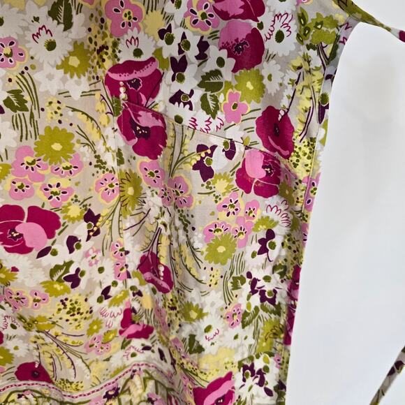 Vera Bradley Apron Women's O/S Pink Green Make Me Blush Floral Cottagecore - Picture 5 of 15